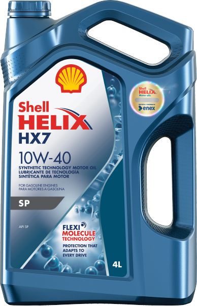 Aceite 10w40 Shell Helix HX7 SP 4 Litros