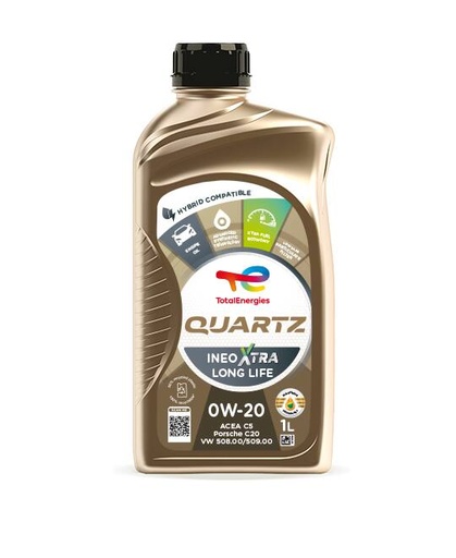 [ACE-TOT-0W201L] Aceite 0w20 Total Quartz Ineo Xtra LL Acea C5 1 Litro