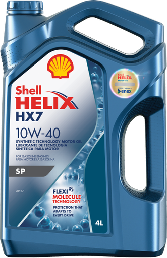 [ACE-SHE-10W404LTS] Aceite 10w40 Shell Helix HX7 SP 4 Litros