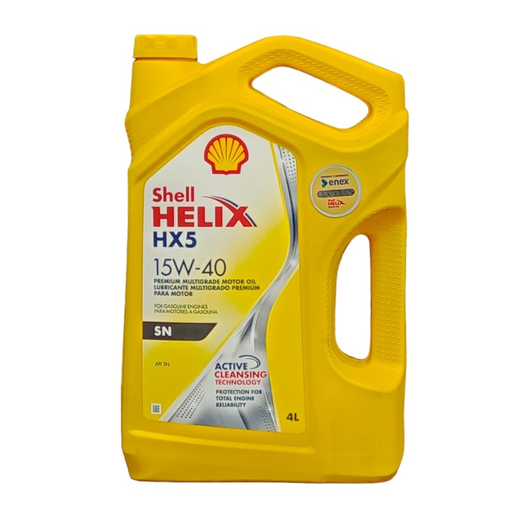 [ACE-SHE-15W40] Aceite 15w40 Shell Helix HX5 SN 4 Litros 
