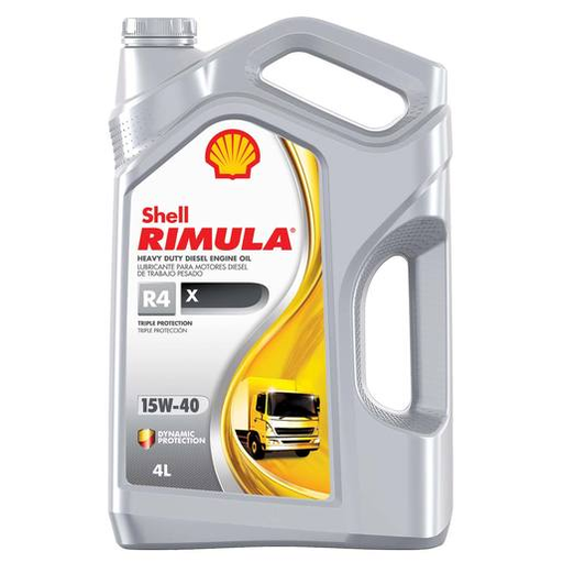 [ACE-SHE-15W404L] Aceite 15W40 Shell Rimula R4 X 4 Litros