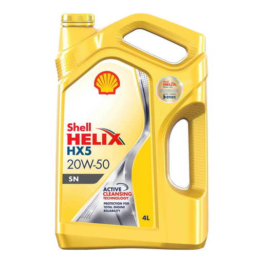 [ACE-SHE-20W50] Aceite 20w50 Shell HX5 GAS SN 4 Litros