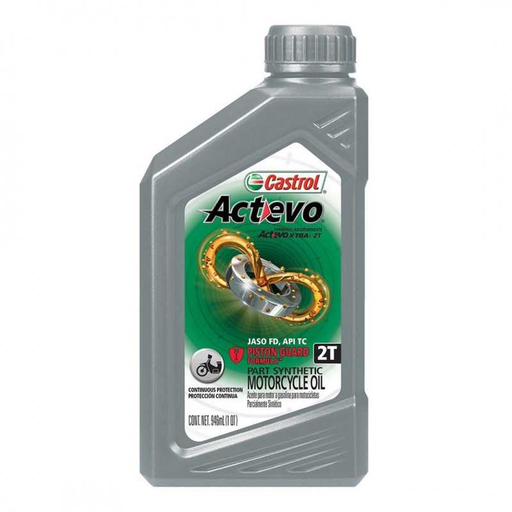 [ACE-CAS-2T1L] Aceite 2T Castrol Actevo 1 Litro 