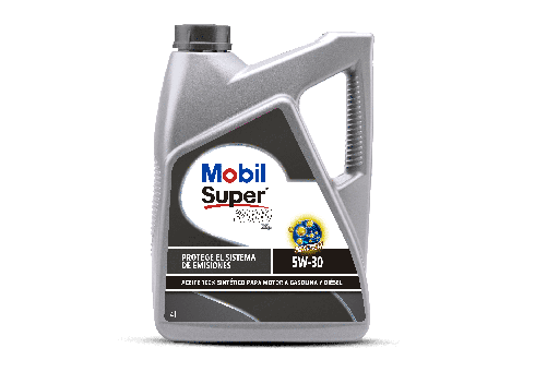 [ACE-MOB-5W304L] Aceite de Motor 5w30 Mobil Super 3000 4 Litros 