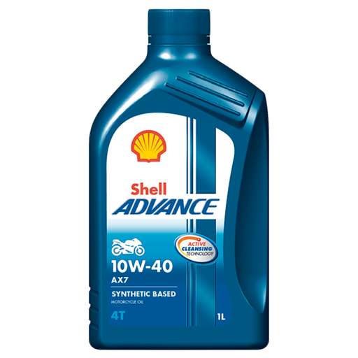 [ACE-SHE-AD10W401LT] Aceite Shell Advance 10w40 Moto Synthetic 1 Litro