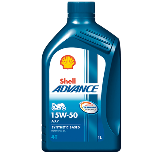 Aceite Shell Advance 15w50 Moto Synthetic 1 Litro